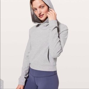 Grey Lulu lemon hoodie! Great for running and lounge!